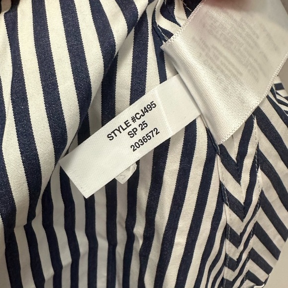 NWT! J.Crew Delilah dress in striped classic cotton poplin.Women’s Size 2X. $148 - Picture 9 of 9